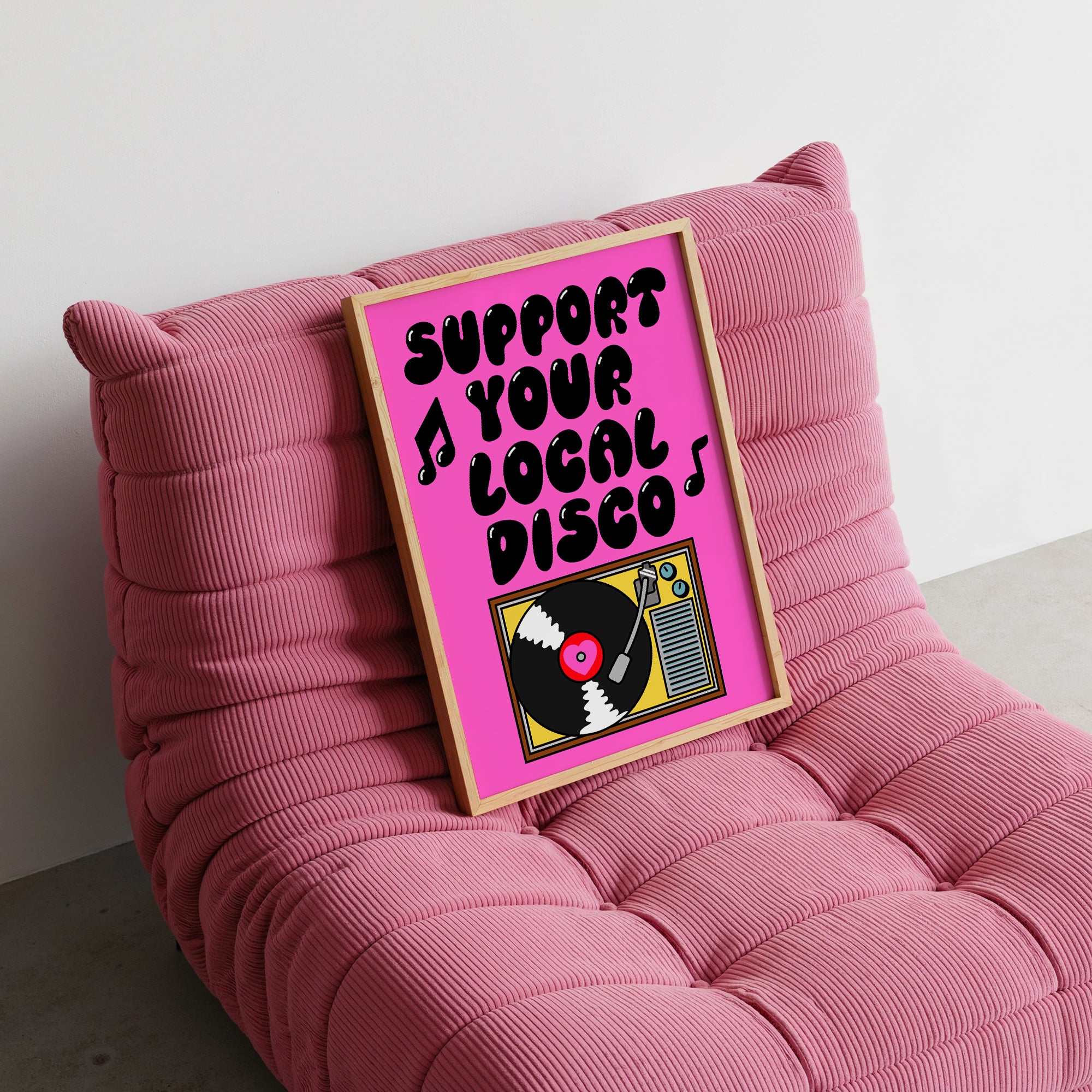 Local Disco A3 Print